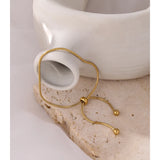 Minimalist Snake Chain Bracelet Stainless Steel Jewelry