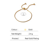 Minimalist Snake Chain Bracelet Stainless Steel Jewelry