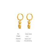 Women's Stainless Steel Hoop Earrings