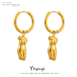 Women's Stainless Steel Hoop Earrings