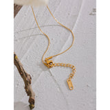 Summer Starfish CZ Pendant Necklace Stainless Steel Girl Waterproof Jewelry