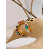 Bohemia Hoop Earrings Vintage Jewelry Women