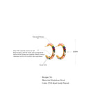 Bohemia Hoop Earrings Vintage Jewelry Women