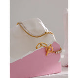 Waterproof Stainless Steel Chain Zirconia Necklace