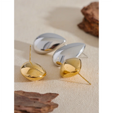 Waterproof Stainless Steel Water Drop Stud Earrings