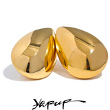 Waterproof Stainless Steel Water Drop Stud Earrings