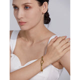Heart Cuban Chain Stainless Steel Bracelet