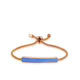Gold-Color Czech Stone Ladies Bangle Bracelet B150390398R