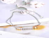 Geometric Square Charm Anklet Stainless Steel Foot Jewelry YA22008