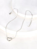 Heart Pendant Necklace 18K Plated Stainless Steel Chain Necklace