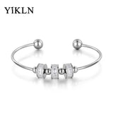 Romantic CZ Cuff Bangle Bracelet YB18191
