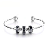 Romantic CZ Cuff Bangle Bracelet YB18191