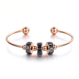 Romantic CZ Cuff Bangle Bracelet YB18191