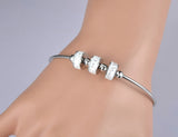 Romantic CZ Cuff Bangle Bracelet YB18191