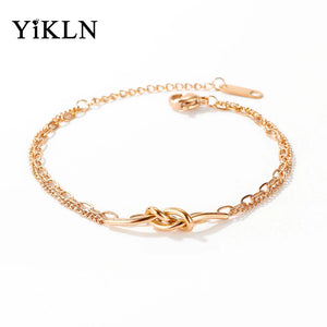 Bohemia Beach Bracelets for Women Double Knotted Charm Bracelet