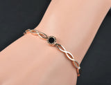 Cross Vine Roman Numeral Love Charm Bangle YB17020