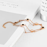 Shell Chain Bracelet Stainless Steel Charm Women YB18090
