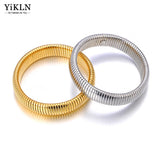 Elastic Stainless Steel Bracelet Bangle Plated Charm Jewelry