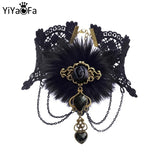 Gothic Lace Necklace & Pendant Women Choker False Collar GN-130