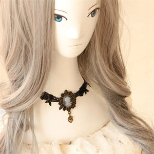 Vintage Lace Necklace Pendant Gothic Jewelry Women Accessories Choker