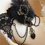 Gothic Lace Necklace & Pendant Women Choker False Collar GN-130