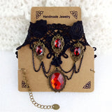 Vintage Lace Necklace & Pendant Choker False Collar Statement Necklaces
