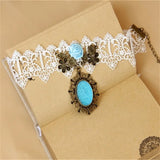 Gothic Lace Necklace & Pendant Women Choker False Collar GN-81