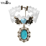 Gothic Lace Necklace & Pendant Women Choker False Collar GN-81