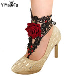 Lace Anklets for Women Gothic Jewelry Summer Beach Foot Jewelry LA-30