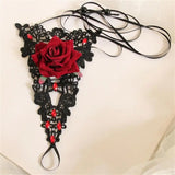 Lace Anklets for Women Gothic Jewelry Summer Beach Foot Jewelry LA-30
