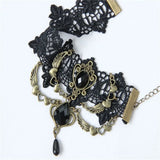 Vintage Lace Anklets Gothic Jewelry Lady Party Foot Jewelry