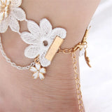 Lace Anklet Gothic Jewelry Women Lady Summer Foot Jewelry