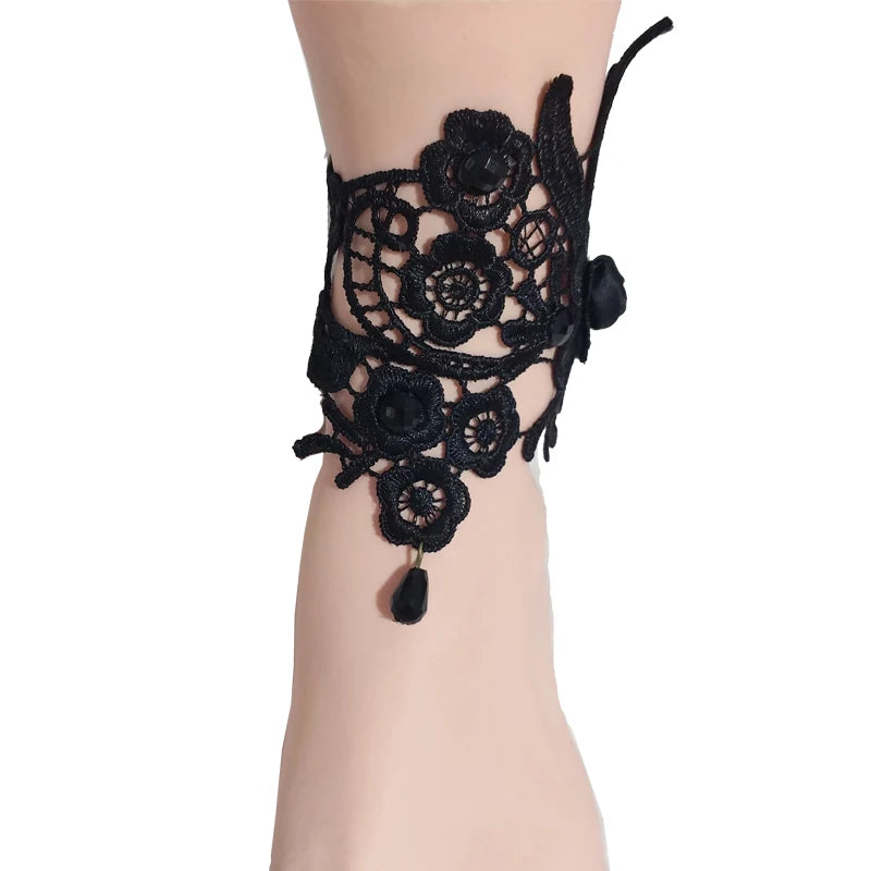 Vintage Lace Anklets for Women Gothic Jewelry