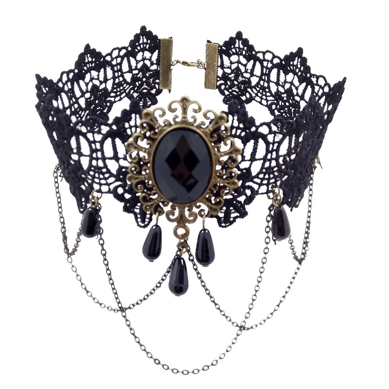 Vintage Gothic Choker Necklace for Women GN-07