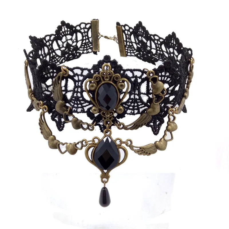Vintage Gothic Choker Necklace for Women GN-07