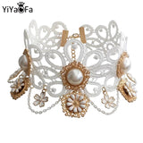 Vintage Lace Choker Necklace Pendant False Collar Women Accessories