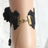 Vintage Tassel Lace Anklets Gothic Jewelry Summer Beach Foot Jewelry