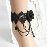 Vintage Tassel Lace Anklets Gothic Jewelry Summer Beach Foot Jewelry