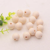 100pcs Wood Beads 6mm 8mm 10mm 12mm Round Ball Wooden Spacer Bead