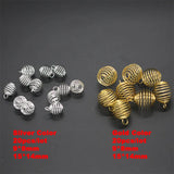 20pcs Small Silver Wire Wrap Cage Pendants for DIY Jewelry Making