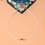 Yin Yang Shell Charm Choker Stainless Steel Necklace