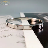 Yingliiy 316L Stainless Steel Steampunk Bracelet For Women