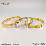Yingliiy 316L Stainless Steel Steampunk Bracelet For Women