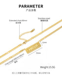 Yobest Stainless Steel Vertical Bar ID Pendant Necklaces for Men Woman