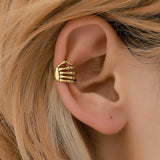 Yobest Vintage Antique Ear Cuff Punk Small hand Bone Hollow Charm Clip Earrings