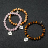 Yoga Bracelet Love Peach Heart Magnetic Attraction Couple Set Bracelet
