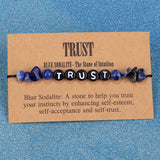 Yoga Reiki Healing Crystal Lucky Couple Bracelet Sodalite Stones