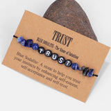 Yoga Reiki Healing Crystal Lucky Couple Bracelet Sodalite Stones