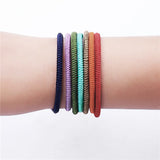 Yoga 7 Chakra Lucky Knots Tibetan Buddhist Bracelet - Size Adjustable