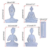 Yoga Sports Silicone Mold for DIY Home Decor Epoxy Craft